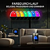 MegaLight Akku-Lampe Ovo Smoke (14,5 x 14,5 x 25 cm, 400 lm, RGBW) | BAUHAUS