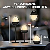 MegaLight Akku-Lampe Ovo Pure (14,5 x 14,5 x 25 cm, 400 lm, RGBW) | BAUHAUS