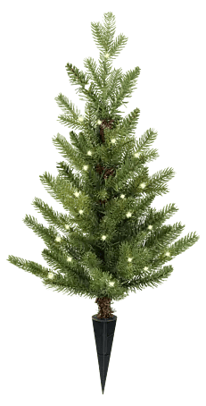 Knstlicher Weihnachtsbaum Allison - Hhe: 60 cm, Grn, LED-Beleuchtung  online kaufen bei BAUHAUS