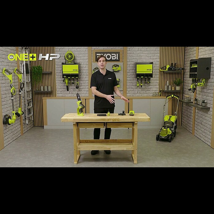 Ryobi ONE+HP Accutakkenzaag RY18PSX15A-120T (18 V, 2 Ah, Li-ion, 1 accu, Lengte zaagblad: 15 cm) | BAUHAUS