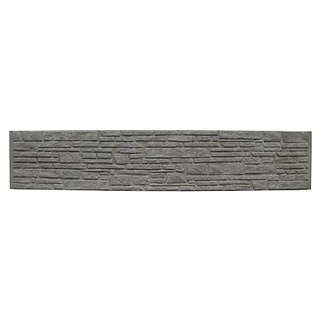 Beckers Betonzaun  Zaunelement Standard Montana Motiv