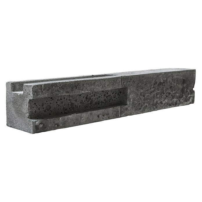 Beckers Betonzaun Zaunpfosten Standard (13 x 13 x 210 cm, Betongrau, Beton, Eckpfosten) | BAUHAUS
