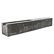 Beckers Betonzaun Zaunpfosten Standard (13 x 13 x 80 cm, Betongrau, Beton, Anfangspfosten) | BAUHAUS