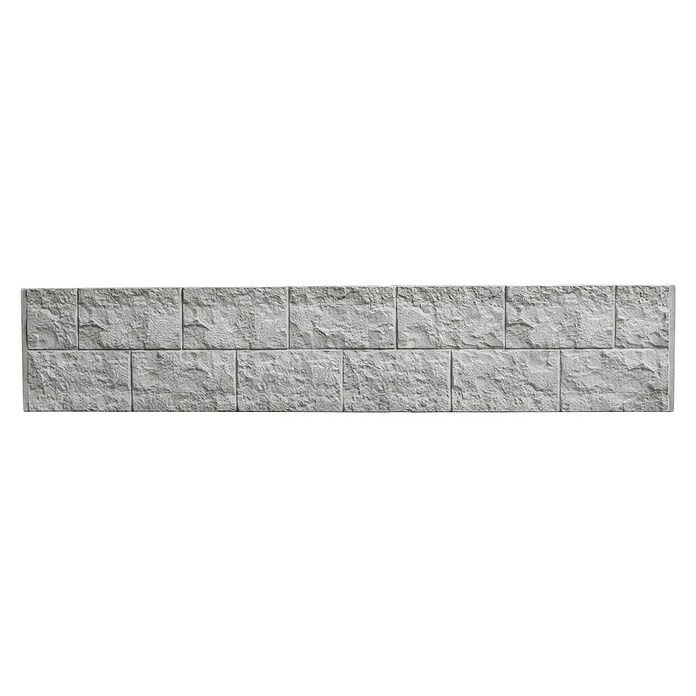 Beckers Betonzaun Zaunelement Standard Casa Borsika (200 x 38,5 cm, Beton, Betongrau) | BAUHAUS