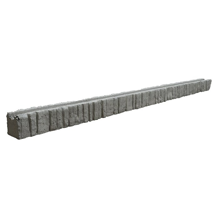 Beckers Betonzaun Zaunpfosten Mediterran Nostalgie (12,5 x 12 x 275 cm, Betongrau, Beton, Anfangspfosten) | BAUHAUS
