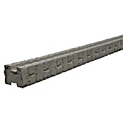 Beckers Betonzaun Zaunpfosten Mediterran Klassik-Stein (12,5 x 12 x 275 cm, Betongrau, Beton, Zwischenpfosten) | BAUHAUS