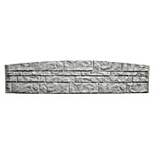 Beckers Betonzaun Abschlussplatte Standard Felsbogen Motiv (200 x 45 cm, Beton, Betongrau) | BAUHAUS