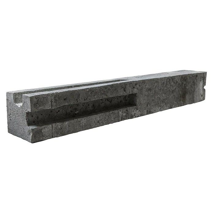 Beckers Betonzaun Zaunpfosten Standard (11 x 11 x 290 cm, Betongrau, Beton, Eckpfosten) | BAUHAUS