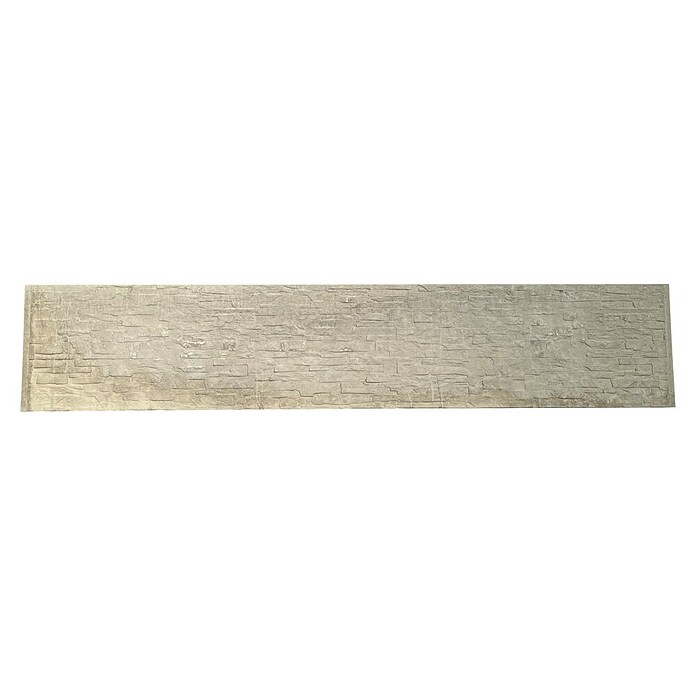 Beckers Betonzaun Zaunelement Standard Rockstone Motiv (200 x 38,5 cm, Beton, Betongrau) | BAUHAUS