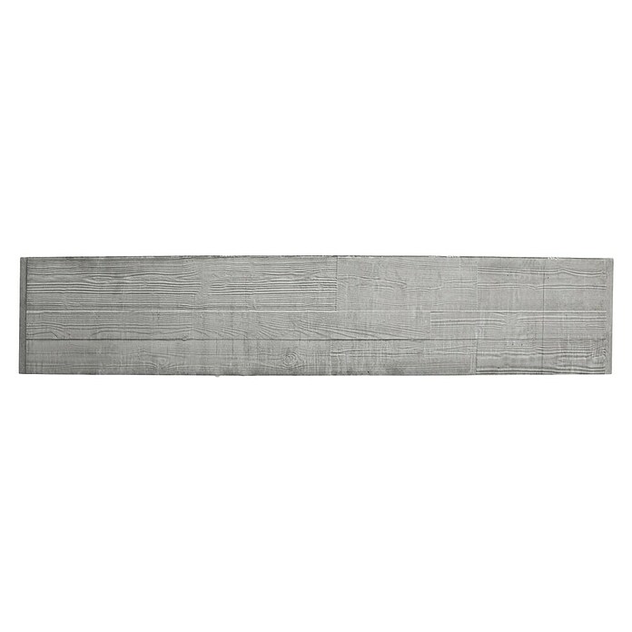 Beckers Betonzaun Zaunelement Standard Timber Motiv (200 x 38,5 cm, Beton, Betongrau) | BAUHAUS