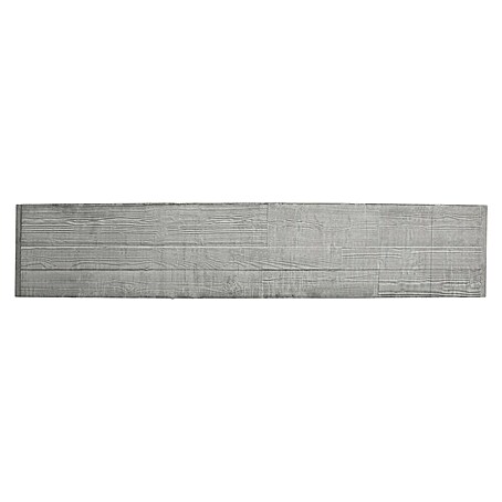 Beckers Betonzaun Zaunelement Standard Timber Motiv (200 x 38,5 cm, Beton, Betongrau)
