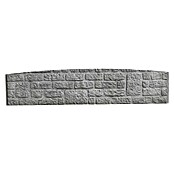 Beckers Betonzaun Abschlussplatte Standard Romaniabogen (200 x 45 cm, Beton, Betongrau) | BAUHAUS