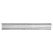 Beckers Betonzaun Zaunelement Klassik Linear Motiv (184 x 26 cm, Beton, Betongrau) | BAUHAUS