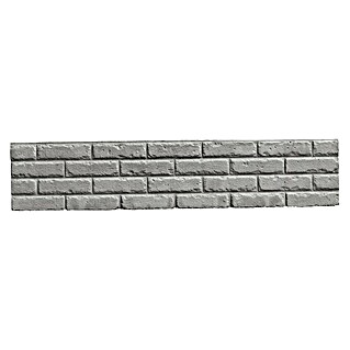 Beckers Betonzaun Zaunelement Mediterran Klassik-Stein (144 x 30 cm, Beton, Betongrau)