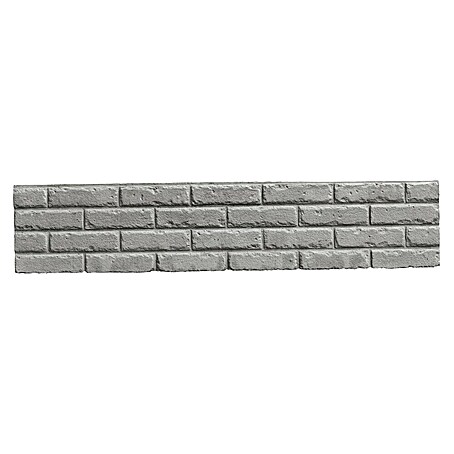 Beckers Betonzaun Zaunelement Mediterran Klassik-Stein (144 x 30 cm, Beton, Betongrau)