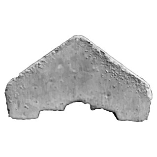 Beckers Betonzaun Pfostenkappe Klassik Diamant (14 x 5 cm, Beton, Passend für: Beckers Betonzaun Eckpfosten der Klassik-Serie)