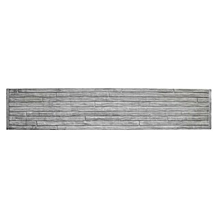 Beckers Betonzaun Zaunelement Standard Toscana Motiv (200 x 38,5 cm, Beton, Betongrau)