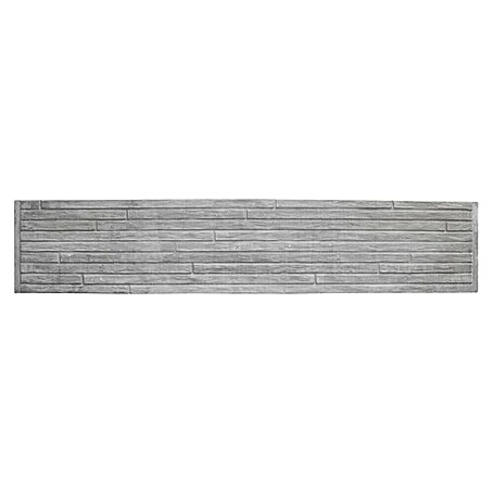 Beckers Betonzaun Zaunelement Standard Toscana Motiv (200 x 38,5 cm, Beton, Betongrau)