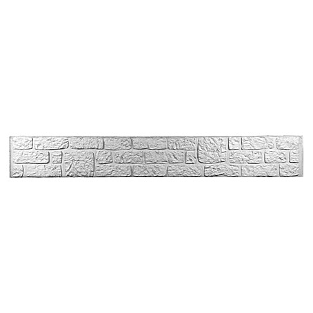 Beckers Betonzaun Zaunelement Klassik Romania Motiv (Beton, Betongrau)