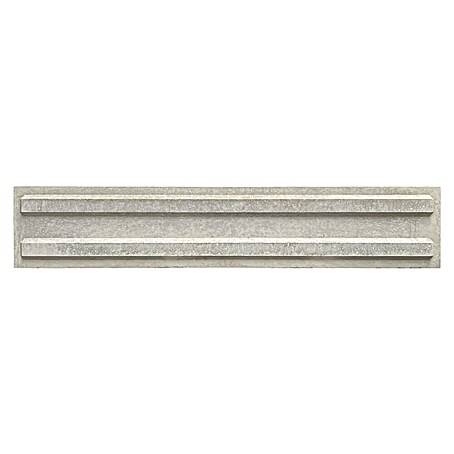 Beckers Betonzaun Zaunelement Standard Sockelplatte (200 x 38,5 cm, Beton, Betongrau)