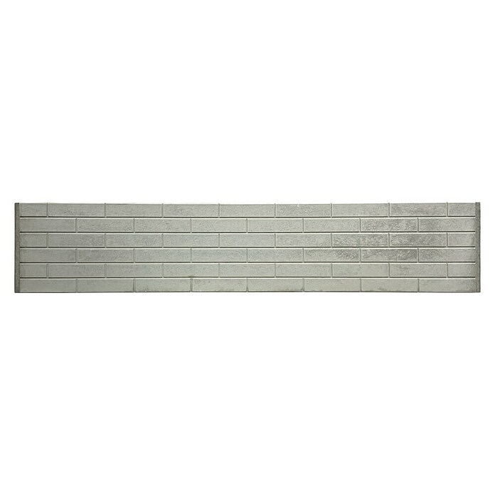 Beckers Betonzaun Zaunelement Standard Stein glatt (200 x 38,5 cm, Beton, Betongrau) | BAUHAUS