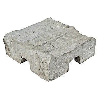 Beckers Betonzaun Pfostenkappe Mediterran (20 x 20 cm, Beton, Passend für: Beckers Betonzaun Eckpfosten Mediterran Nostalgie)