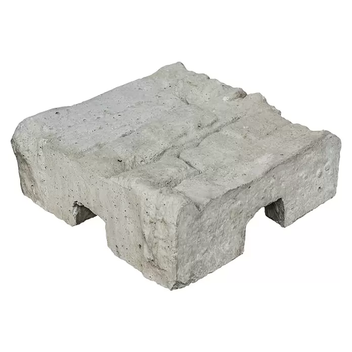 Beckers Betonzaun Pfostenkappe Mediterran20 x 20 cm, Beton, Passend für: Beckers Betonzaun Eckpfosten Mediterran Nostalgie