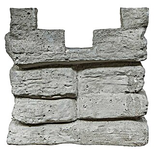 Beckers Betonzaun Pfostenkappe Mediterran (20 x 20 cm, Beton, Passend für: Becker Betonzaun Zaunpfosten Mediterran Nostalgie)