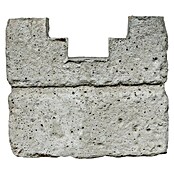 Beckers Betonzaun Pfostenkappe Mediterran Klassik-Stein (20 x 20 cm, Beton, Passend für: Beckers Betonzaun Anfangspfosten Mediterran Klassik-Stein) | BAUHAUS