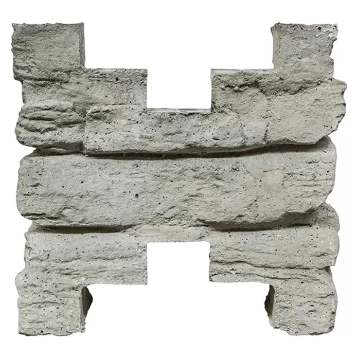 Beckers Betonzaun Pfostenkappe Mediterran20 x 20 cm, Beton, Passend für: Beckers Betonzaun Zwischenpfosten Mediterran Nostalgie