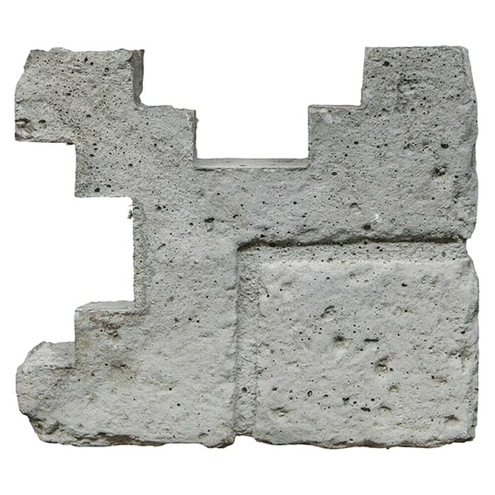 Beckers Betonzaun Pfostenkappe Mediterran Klassik-Stein (20 x 20 cm, Beton, Passend für: Beckers Betonzaun Eckpfosten Mediterran Klassik-Stein) | BAUHAUS