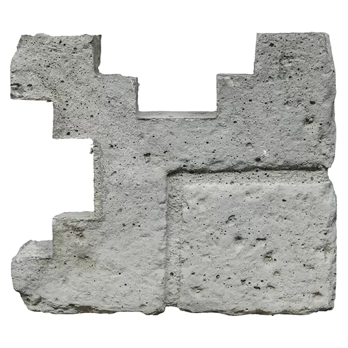 Beckers Betonzaun Pfostenkappe Mediterran Klassik-Stein20 x 20 cm, Beton, Passend für: Beckers Betonzaun Eckpfosten Mediterran Klassik-Stein