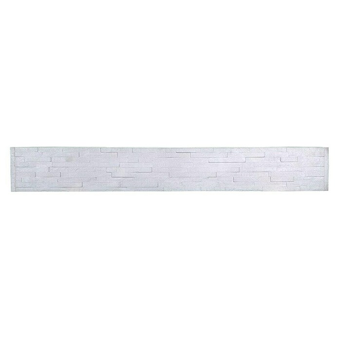 Beckers Betonzaun Zaunelement Standard Tetris Motiv (200 x 38,5 cm, Beton, Betongrau) | BAUHAUS