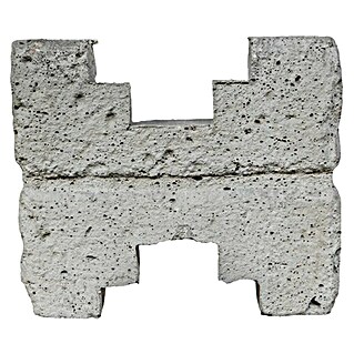 Beckers Betonzaun Pfostenkappe Mediterran Klassik-Stein (20 x 20 cm, Beton)