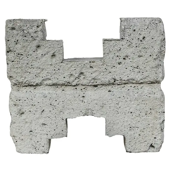 Beckers Betonzaun Pfostenkappe Mediterran Klassik-Stein20 x 20 cm, Beton