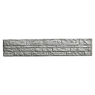 Beckers Betonzaun Zaunelement Standard Fels Motiv (200 x 38,5 cm, Beton, Betongrau)