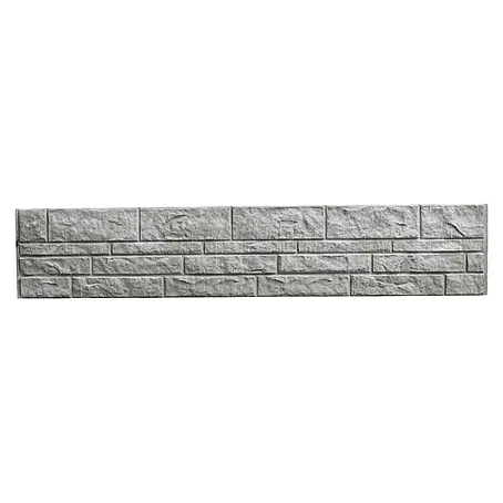 Beckers Betonzaun  Zaunelement Standard Fels Motiv