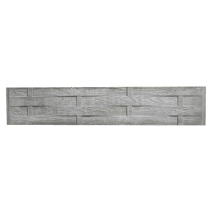 Beckers Betonzaun Zaunelement Standard Flecht Motiv (200 x 38,5 cm, Beton, Betongrau) | BAUHAUS