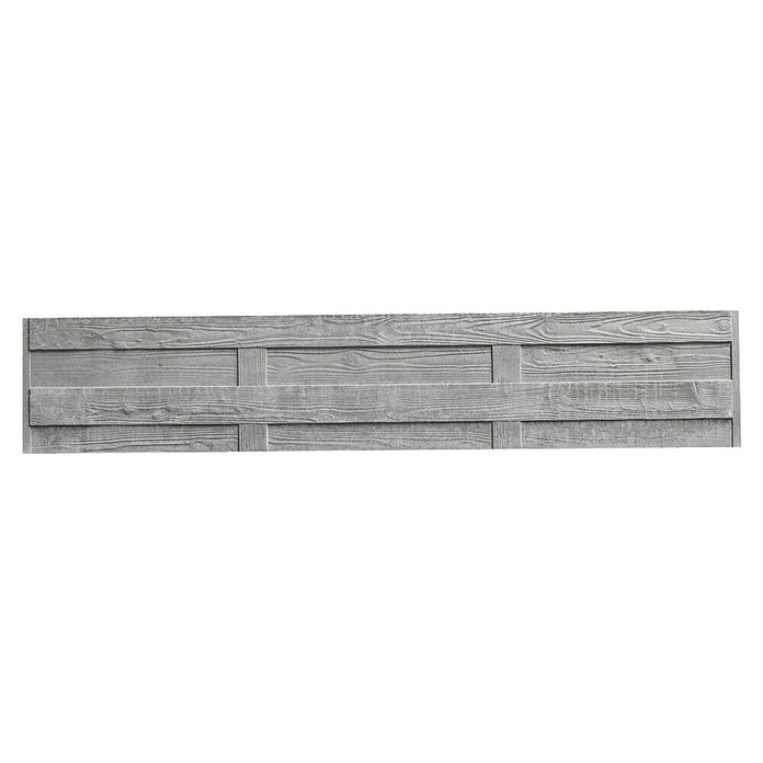 Beckers Betonzaun Zaunelement Standard Elegant Motiv (200 x 38,5 cm, Beton, Betongrau) | BAUHAUS