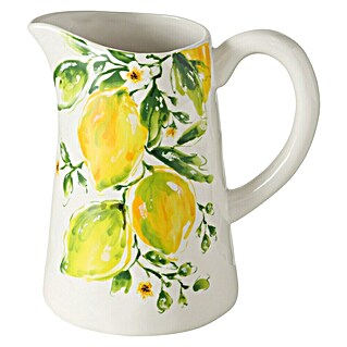 Boltze Vase Lemony (Weiß, 15 x 23 cm)