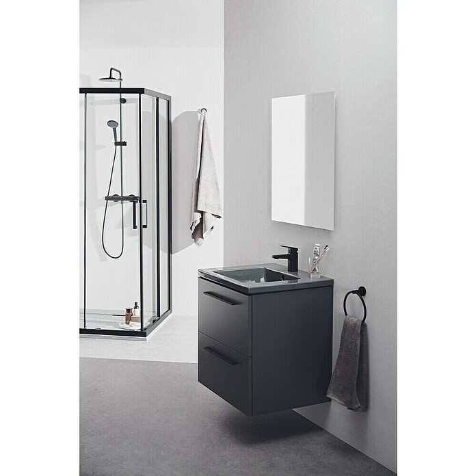 Ideal Standard Ceraplan Waschtischarmatur H75 (Schwarz, Matt) | BAUHAUS