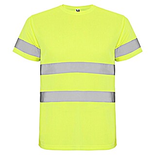 Camiseta alta visibilidad Delta (S, Amarillo flúor)