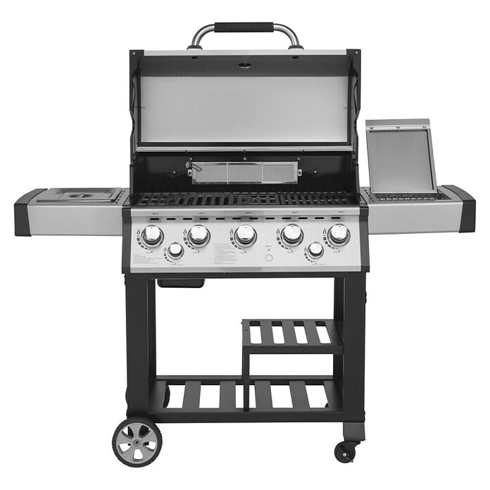 Justus Gasgrill Mars (Grillfläche (B x T): 76 x 46,5 cm, 17,5 kW, Anzahl Brenner: 5 Stk.) | BAUHAUS