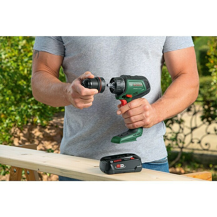 Bosch Power for All 18V Akku-Bohrschrauber AdvancedDrill 18V-80 Quick Snap (18 V, Ohne Akku, 78 Nm) | BAUHAUS