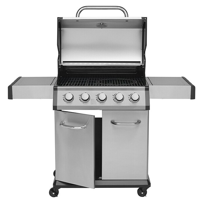 Justus Gasgrill Geras (Grillfläche (B x T): 70 x 42 cm, 15 kW, Anzahl Brenner: 5 Stk.) | BAUHAUS