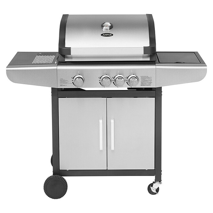 Justus Gasgrill Ares 3 SU (Grillfläche (B x T): 55 x 41 cm, 9 kW, Anzahl Brenner: 3 Stk.) | BAUHAUS