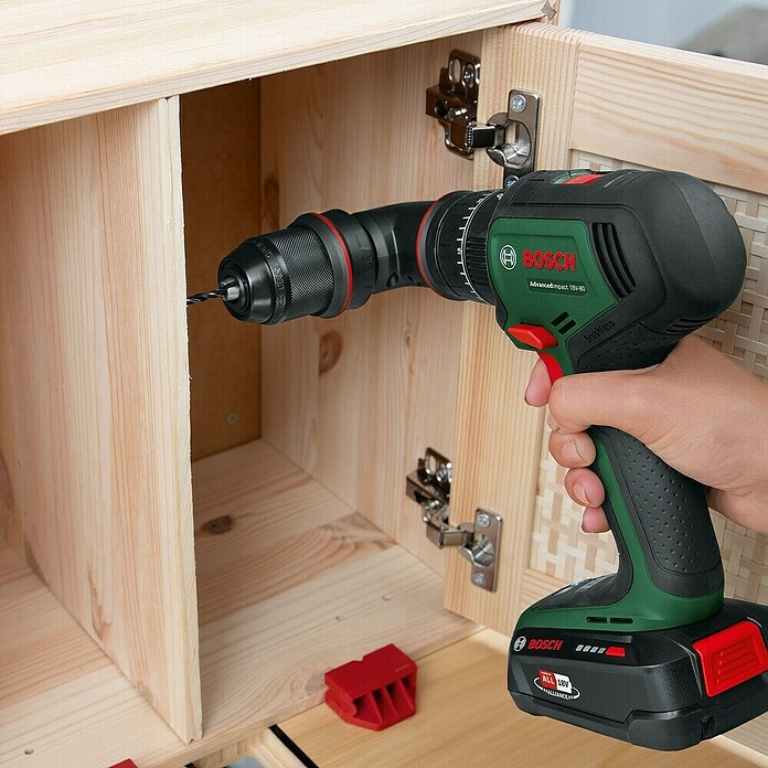 Bosch Power for All 18V Taladro atornillador percutor de batería AdvancedImpact 80 (18 V, Sin batería, 82 Nm) | BAUHAUS