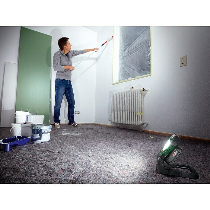 Bosch Power for All 18V Akku-Lampe UniversalWorkLight 18V-2100 (18 V, Ohne Akku, 3 Helligkeitsstufen) | BAUHAUS
