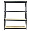 Simonrack Simontaller Schwerlastregal Ecoforte Chipboard (H x B x T: 200 x 120 x 45 cm, Traglast pro Boden: 400 kg, Anzahl Böden: 4 Stk., Stecken, Grau) | BAUHAUS
