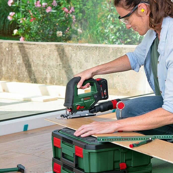 Bosch Power for All 18V Akumulatorska vbodna žaga Advanced Saw 18V-140  (18 V, Brez baterije, Število hodov v prostem teku: 3.000 /min) | 2265 - Akku Säge | BBDD - Stichsägen/Multisägen | BBD - Elektro WZ/Großmaschinen | BB - ElektroWZ/Großmaschinen | B - Werkz/Masch/Maschzubeh/Auto | BAUHAUS